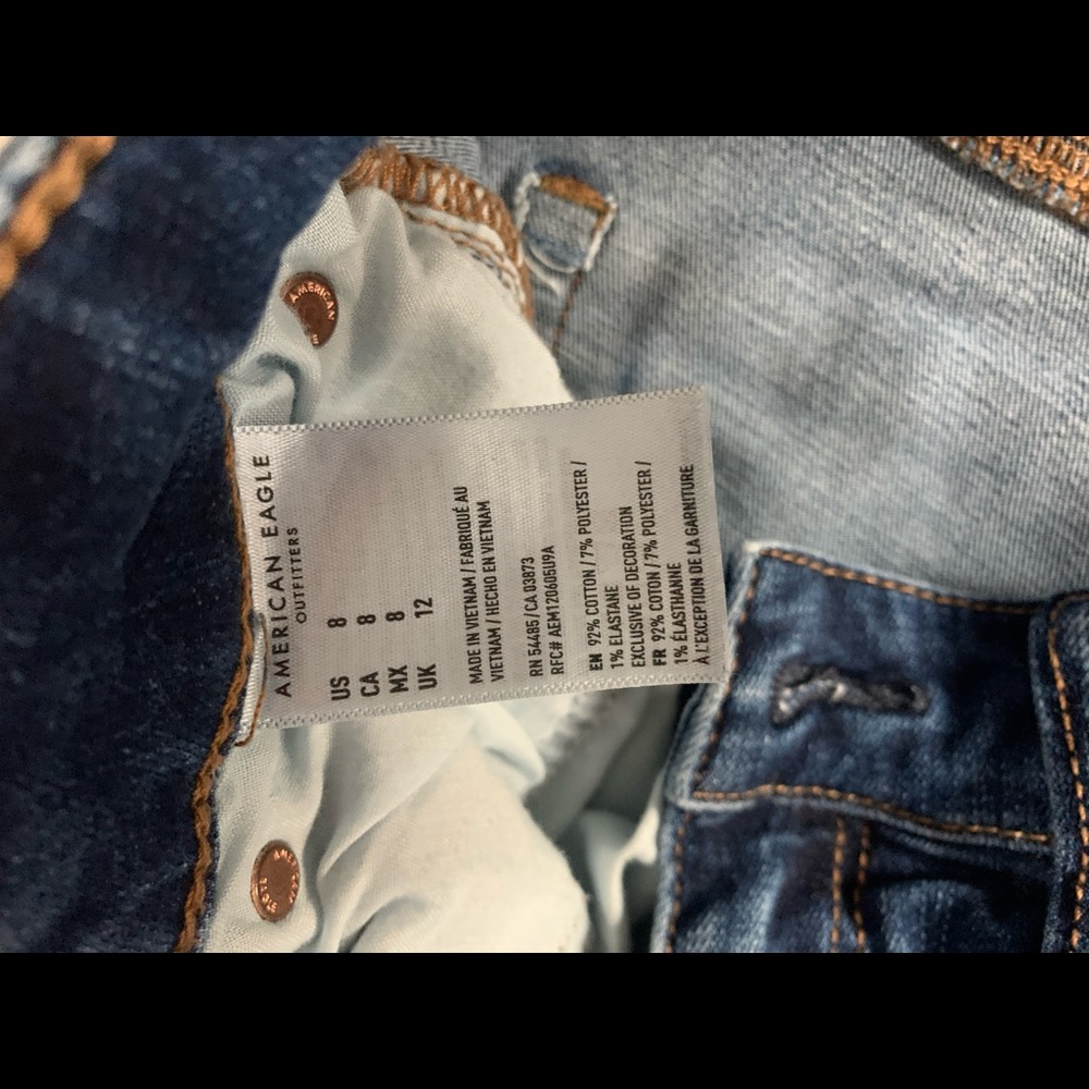 American Eagle Dark Wash Jean Shorts